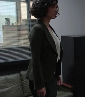 The Recruit 2022 Amelia Salazar Green Blazer