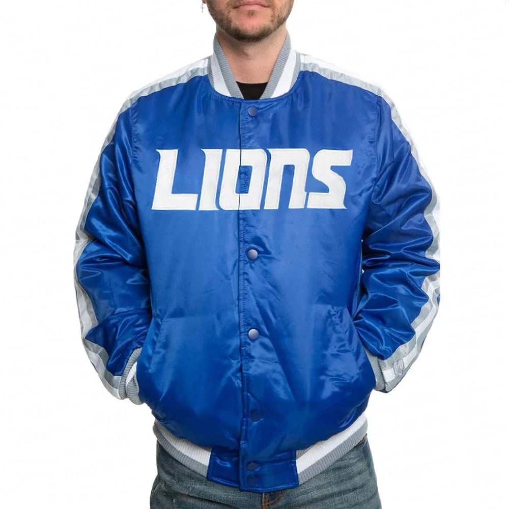 Calvin Johnson Detroit Lions Jacket Calvin Johnson Detroit Lions Jacket