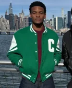 Cameron The Equalizer S05 Green Varsity Jacket