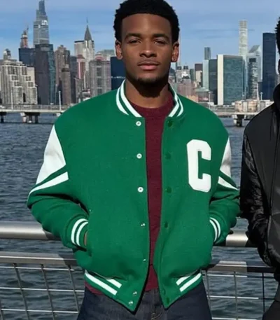 Cameron The Equalizer S05 Green Varsity Jacket