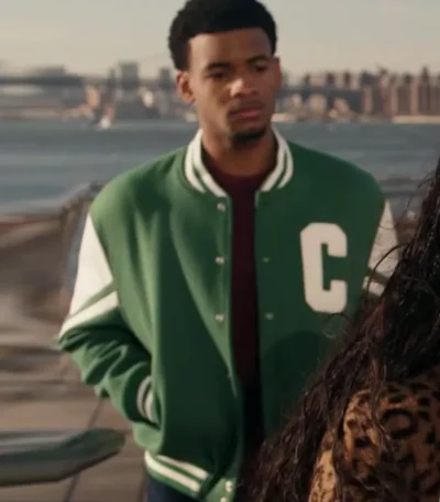Cameron The Equalizer S05 Green Varsity Jacket