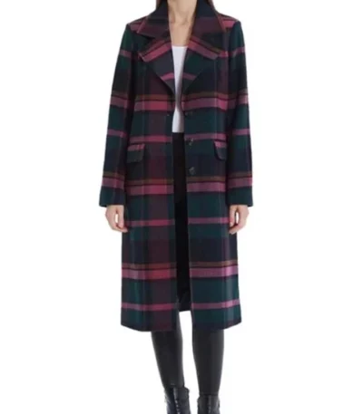 Camila Mendes Riverdale S05 Veronica Lodge Plaid Coat