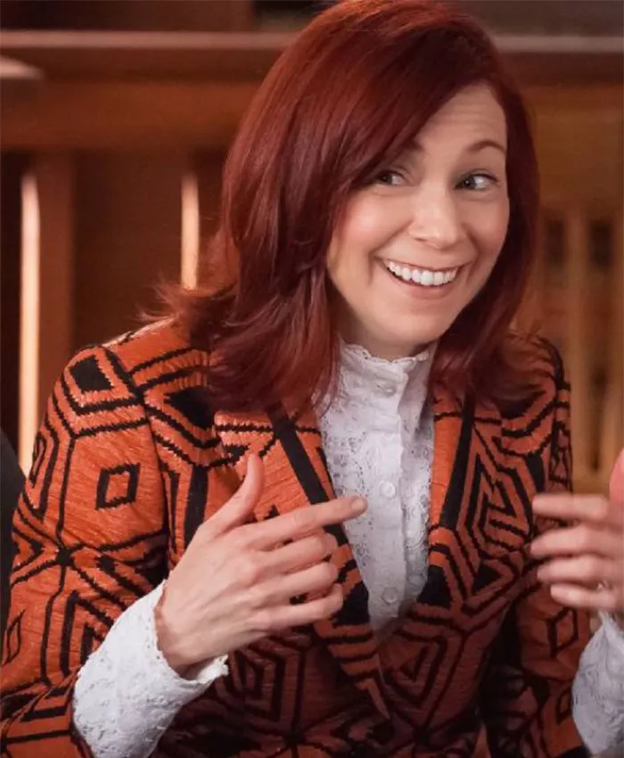 Carrie Preston The Good Wife Printed Blazer Carrie Preston The Good Wife Printed Blazer
