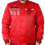 Champions Chicago Bulls 6X Finals Jacket
