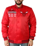 Champions Chicago Bulls 6X Finals Jacket