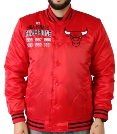 Champions Chicago Bulls 6X Finals Jacket
