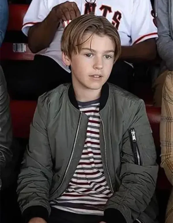 Charlie The Good Doctor S03 Grey Bomber Jacket