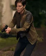Charlize Theron The Old Guard Brown Cotton Jacket