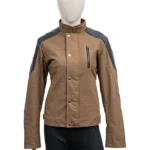 Charlize Theron The Old Guard Brown Cotton Jacket