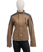 Charlize Theron The Old Guard Brown Cotton Jacket