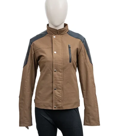 Charlize Theron The Old Guard Brown Cotton Jacket