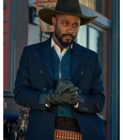 Cherokee Bill The Harder They Fall Blue Trench Coat
