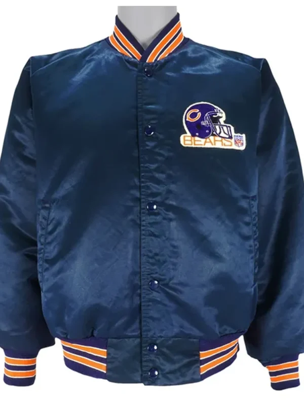 Chicago Bears 1990s Blue Jacket