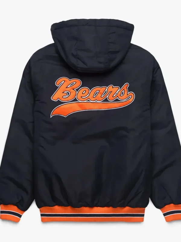 Chicago Bears Black Hooded Jacket