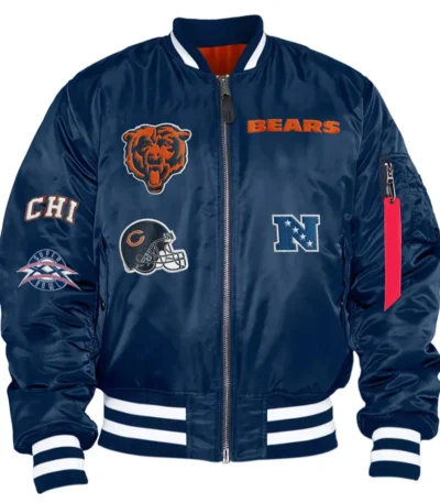 Chicago Bears Bomber MA-1 Jacket