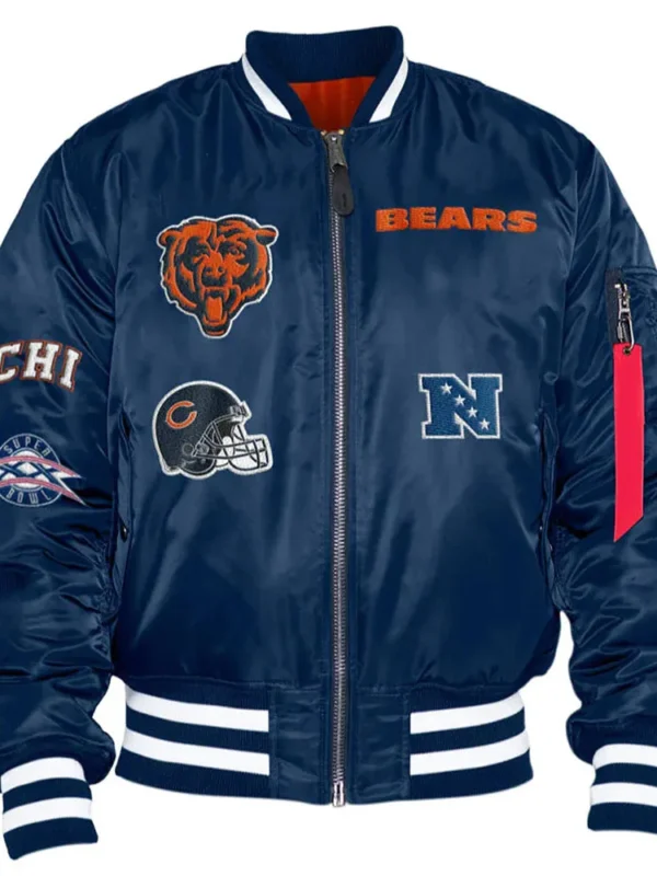 Chicago Bears Bomber MA-1 Jacket