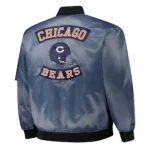 Chicago Bears Charcoal Bomber Full-Zip Jacket