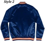 Chicago Bears Gameday Navy Blue Satin Jacket