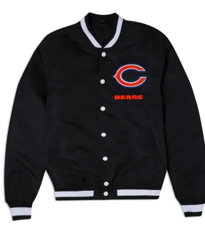 Chicago Bears Logo Select Black Jacket