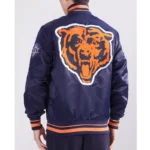 Chicago Bears Mashup Classic Rib Satin Jacket