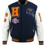 Chicago Bears Mashup Classic Rib Varsity Jacket