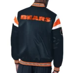 Chicago Bears Midweight Navy Satin Jacket