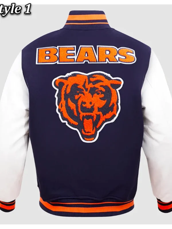 Chicago Bears Retro Classic Rib Varsity Jacket