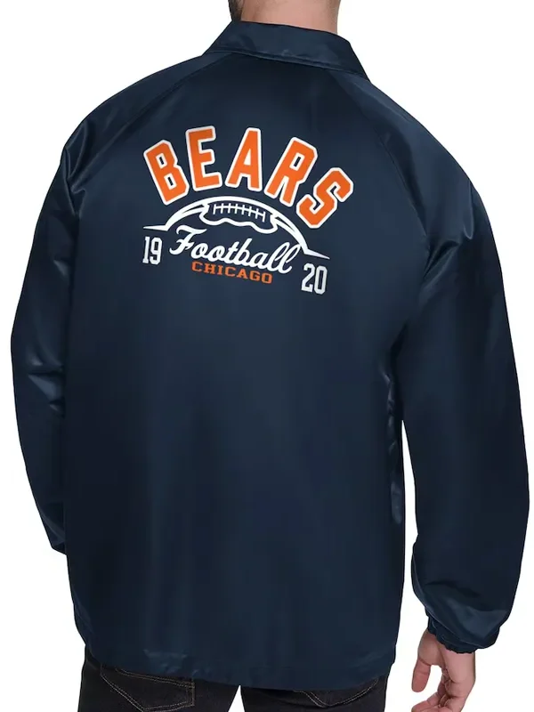 Chicago Bears Retro Logo Coaches Jacket