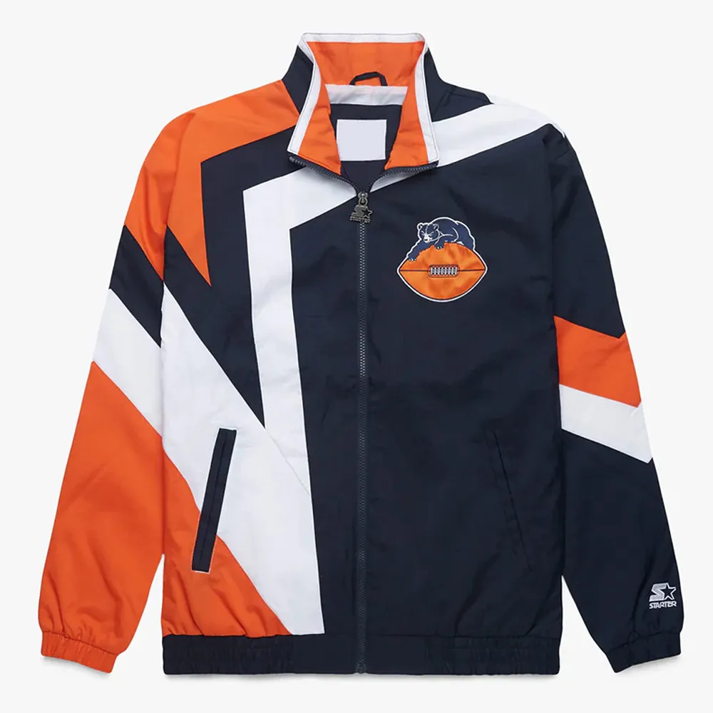 Chicago Bears Star Windbreaker Jacket Chicago Bears Star Windbreaker Jacket