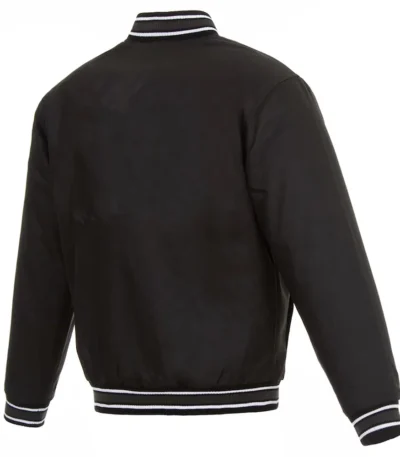 Chicago Blackhawks Black Poly-Twill Jacket
