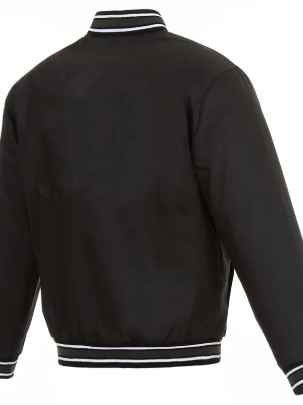 Chicago Blackhawks Black Poly-Twill Jacket
