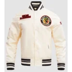 Chicago Blackhawks Retro Classic Rib Satin Jacket