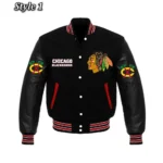 Chicago Blackhawks Styles Varsity Jacket