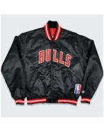 Chicago Bulls 80’s Black Bomber Jacket