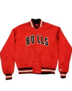 80s Chicago Bulls Red Jacket