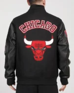 Animal Patches Chicago Bulls Varsity Jacket