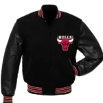 Chicago Bulls Basketball College Black Jacket