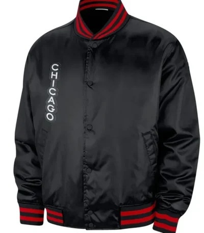 City Edition Prime Chicago Bulls Black Jacket
