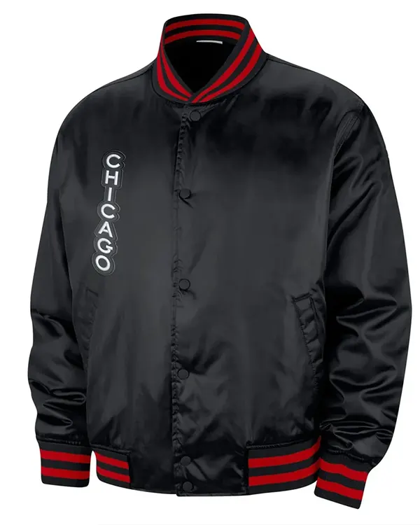 City Edition Prime Chicago Bulls Black Jacket City Edition Prime Chicago Bulls Black Jacket