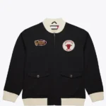 Chicago Bulls Black Cotton Twill Jacket