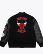 Vintage Chicago Bulls Black Out Logo Varsity Jacket