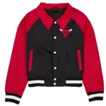 Throwback Chicago Bulls Black And Red Jacket