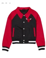 Throwback Chicago Bulls Black And Red Jacket