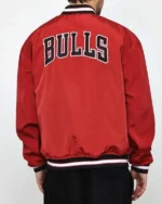 Red Chicago Bulls Bomber Jacket