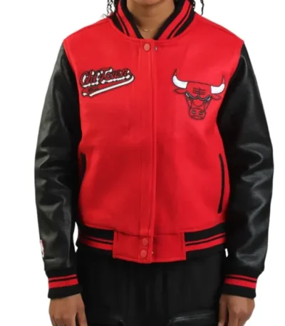 Chi-town Chicago Bulls Varsity Jacket