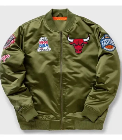 Flight Chicago Bulls Satin Jacket