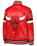 Home Game Chicago Bulls Red Satin Jacket