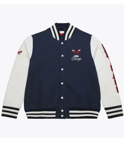 Mashup Chicago Bulls Classic Rib Satin Jacket