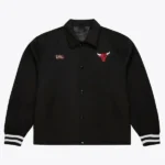 Lightweight Chicago Bulls Og 3.0 Black Satin Jacket