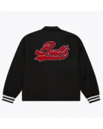 Lightweight Chicago Bulls Og 3.0 Black Satin Jacket